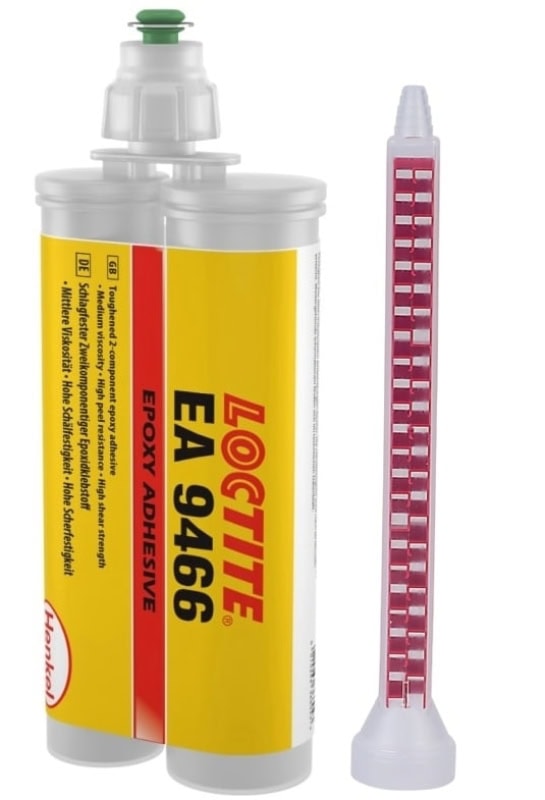 Preview: Henkel™ Loctite® Epoxid Strukturklebstoff EA 9464, 400 ml, Grau, 1:1, Fest, 2K, 2058061, Für unterschiedliche Werkstoffe