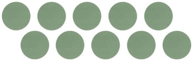 Preview: Mirka® Iridium SR 2430909996, Ø 32 mm, P5000, S, Gelb, Klebefilmhaftend, Polyesterfilm, Schleifblüten mit Siliziumkarbidkorn, Für Finisharbeiten