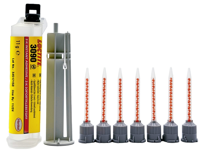 Preview: Henkel™ Loctite® Sofortklebstoff 3090, 10 g, Transparent, 2K, 1379599, Spaltfüllend