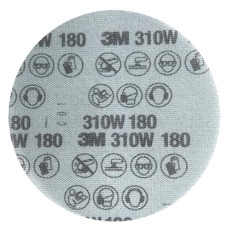Preview: 3M™ Xtract™ Cubitron™ II 310W 53382, Ø 150 mm, 180+, Ungelocht, 12.000 U/Min., Gitternetz, Kletthaftend, Schleifscheibe mit Präzisions-Keramikkorn
