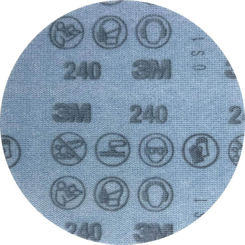 Preview: 3M™ Xtract™ Cubitron™ II 310W 33645, Ø 200 mm, 240+, Ungelocht, 6.000 U/Min., Gitternetz, Kletthaftend, Schleifscheibe mit Präzisions-Keramikkorn