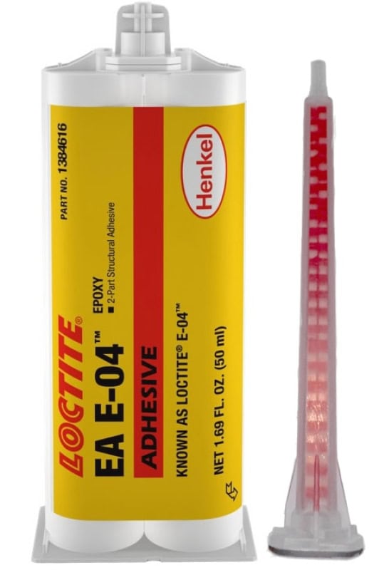 Preview: Henkel™ Loctite® Epoxid Strukturklebstoff EA E04, 50 ml, Grau, 1:1, 2K, 2061384, Für starke mechanische Belastungen
