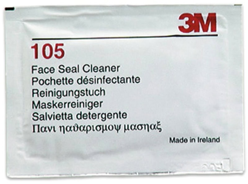 Preview: 3M™ 105, 40 Stück pro Karton, Hygienisch Einzelverpackt, Desinfizierendes Reinigungstuch auf Propanolbasis, Universal Desinfektionstuch