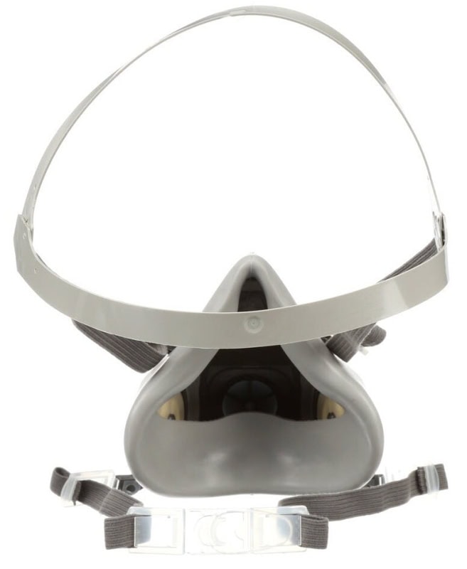 Preview: 3M™ Gasmaske / Halbmaske 6200M, Größe M, Bajonett-Klick Filteranschluss