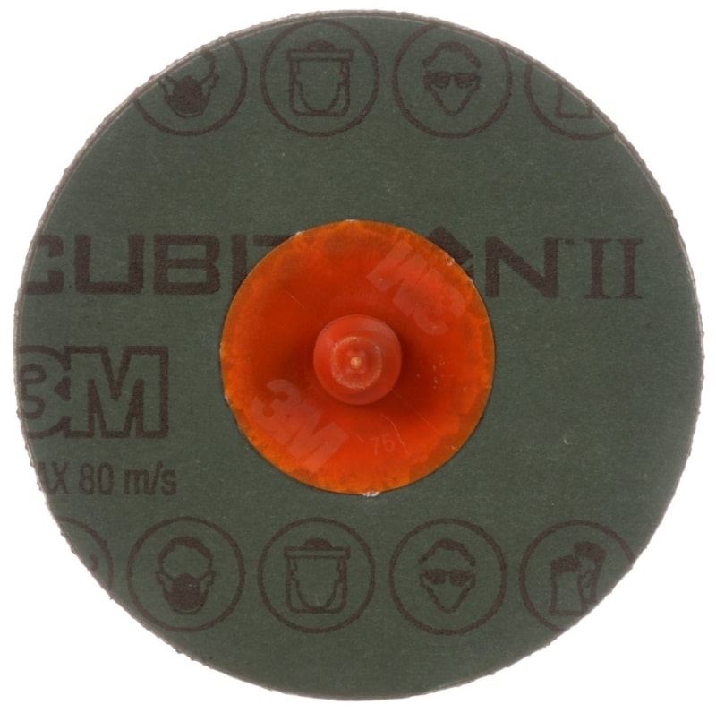 Preview: 3M™ Cubitron™ II Roloc™ 982C 982C6838, Ø 76 mm, 36+, 20.000 U./Min., Fiberscheibe mit Präzisions-Keramikkorn
