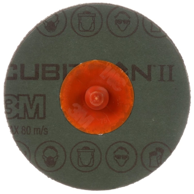 Preview: 3M™ Cubitron™ II Roloc™ 982C 982C4902, Ø 76 mm, 60+, 20.000 U./Min., Fiberscheibe mit Präzisions-Keramikkorn