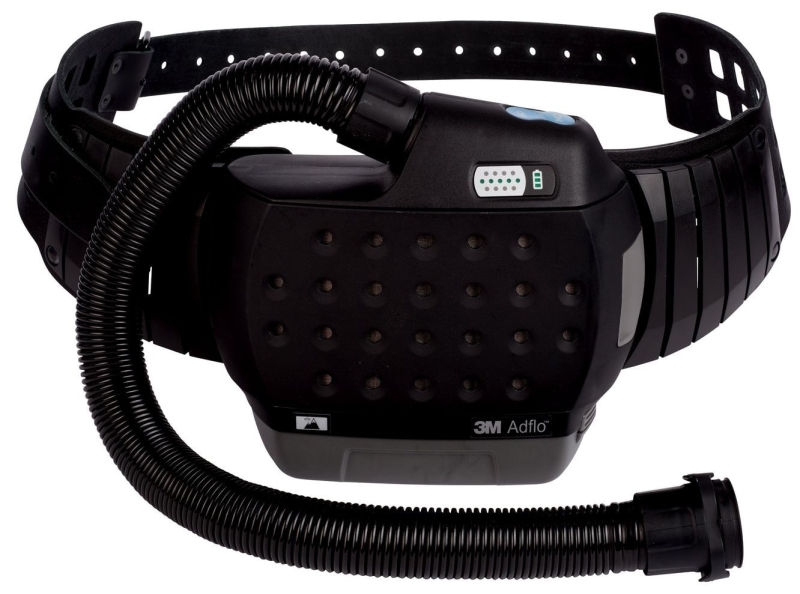 Preview: 3M™ Speedglas™ Schweißmaske G5-03 Pro Air ohne Schweißfilter und Adflo™ High-Altitude Gebläseeinheit, 637700, inkl. QRS-Luftschlauch und Tasche, TH3, 4A/3B, Kopfband + Textilkopfschutz