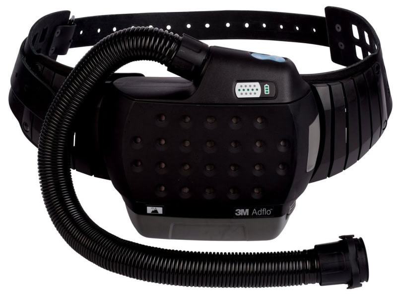 Preview: 3M™ Speedglas™ Schweißmaske G5-03 Pro Air mit Schweißfilter G5-01/03NC und Adflo™ High-Altitude Gebläseeinheit, 637710, inkl. QRS-Luftschlauch und Tasche, TH3, 4A/3B, Kopfband + Textilkopfschutz, Für natürliche Farben; Teile: [637700 + 630010]