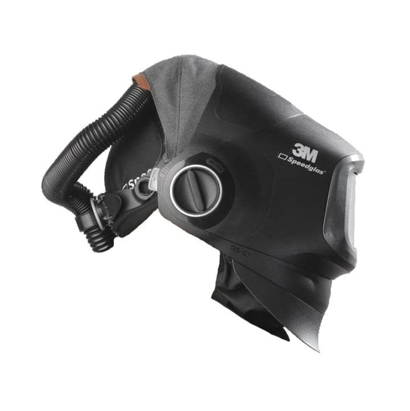 Preview: 3M™ Speedglas™ Schweißmaske G5-01 mit Schweißfilter G5-01/03NC und Adflo™ High-Altitude Gebläseeinheit, 617810, inkl. QRS-Luftschlauch und Tasche, TH3, 4A/3B, Kopfband + Textilkopfschutz; Teile: [617800 + 630010]