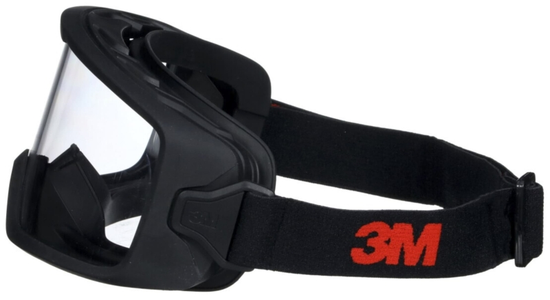 Preview: 3M™ GoggleGear™ Schutzbrille GG3301-SGAF, Klar, Schlagfeste Polycarbonat Scheibe, Belüftet, Anti Kratz & Beschlags Beschichtung, UV Schutz, Zum Schutz gegen Flüssigkeitsspritzer & Partikel