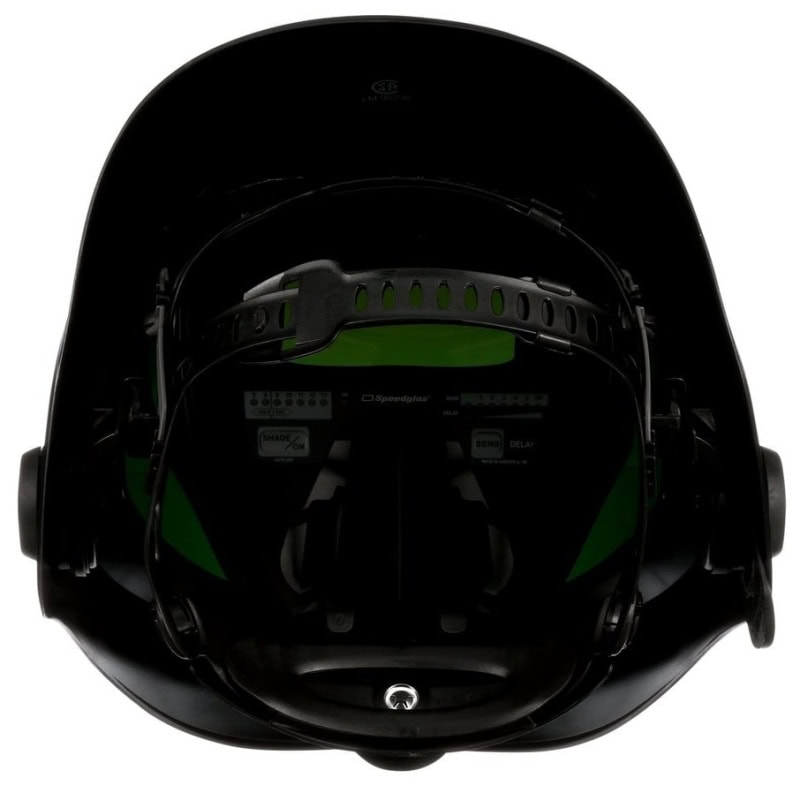 Preview: 3M™ Speedglas™ 9100 mit Seitenfenster und 9100V Schweißfilter, H501805, Schweißmaske mit Kopfband, Teile: [H501800 + H500005]