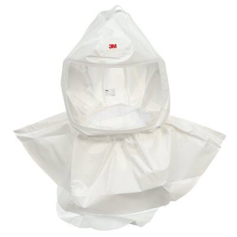 Preview: 3M™ Versaflo™ S-607-10, Haube (PP), Visier (PETG), TH3, Weiß, Ersatzhaube für S-657