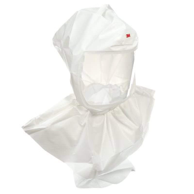 Preview: 3M™ Versaflo™ S-607-10, Haube (PP), Visier (PETG), TH3, Weiß, Ersatzhaube für S-657