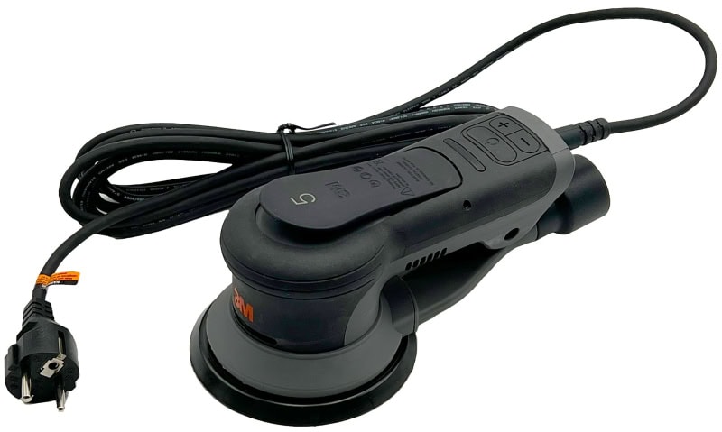 Preview: 3M™ Xtract™ 88835, Elektro, Ø 125 mm, 5 mm Schleifhub, 5/16"-Gewinde, Zentralvakuum, 240V, 0,47 PS / 350 Watt, Externe Absaugung, Elektro Exzenterschleifer
