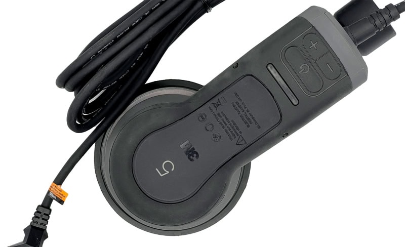 Preview: 3M™ Xtract™ 88835, Elektro, Ø 125 mm, 5 mm Schleifhub, 5/16"-Gewinde, Zentralvakuum, 240V, 0,47 PS / 350 Watt, Externe Absaugung, Elektro Exzenterschleifer