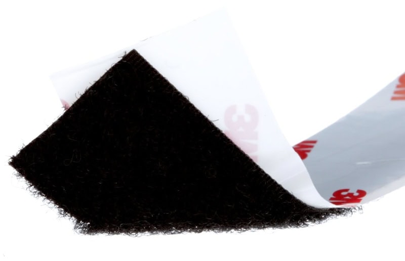 Preview: 3M™ Scotchmate™ SJ3527, 25 mm x 45 m, 4,4 mm, Schwarz, Schlaufenband mit hoher Soforthaftung