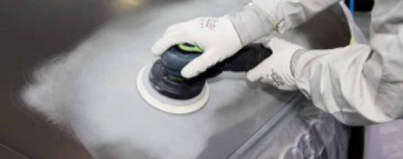 Preview: 3M™ Hookit™ 255P  62944, Ø 150 mm, P400, 15-fach gelocht (LD861A), Kletthaftend, Papierschleifscheibe mit Aluminiumkorn