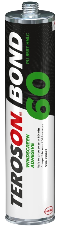 Preview: Henkel™ Teroson® Bond 60, 200 ml, Schwarz, 2682269, Zum Verkleben von Fahrzeugglas