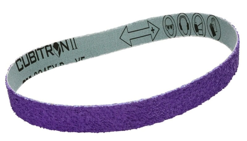 Preview: 3M™ Cubitron™ II 984FX Pro 300523, 13 mm x 457 mm, 36+, YF-Gewebe, Schleifband mit Präzisions-Keramikkorn, Für Abtragsarbeiten