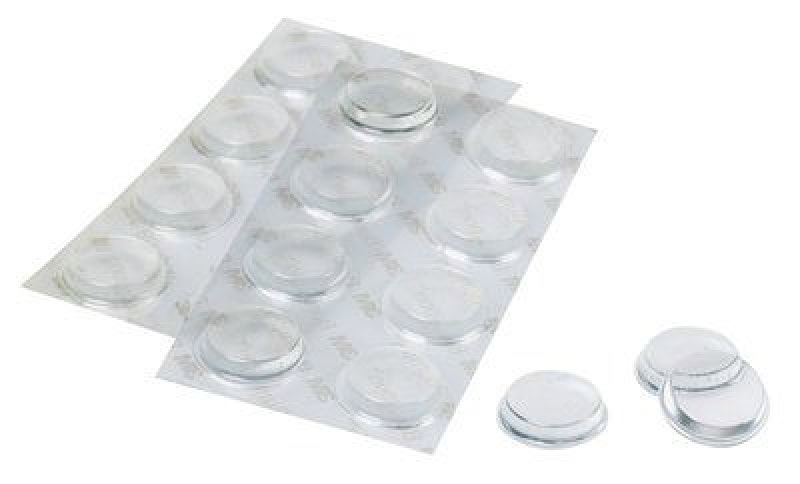 Preview: 3M™ Bumpon™ SJ 5344 T BL, Ø 19,1 mm, H: 4,1 mm, Transparent, Elastikpuffer mit A-20 Acrylat Klebstoff, Mini-Pack mit 16 Stück