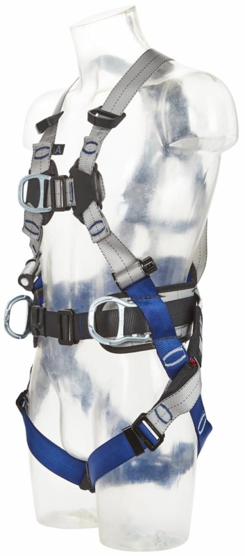 Preview: 3M™ DBI-SALA® Auffang- und Positionierungsgurt XE50 1112706, Größe 2, Steckrahmenverschluss, 2,25 Kg, Schwarz, X-förmiger Auffang- und Positionierungsgurt für komfortables Arbeiten in der Höhe