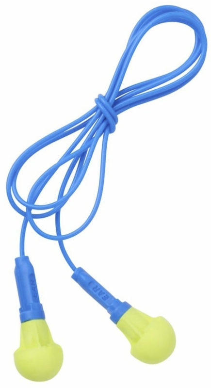 Preview: 3M™ E-A-R™ Push-Ins™ EX01020, SNR = 35 dB, Gelb, Waschbar, Gehörschutzstöpsel mit Kordel