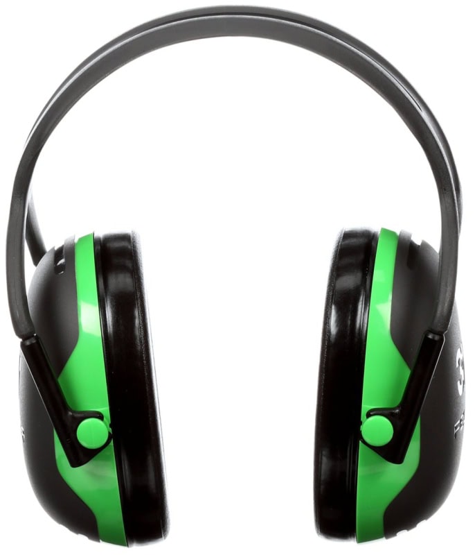Preview: 3M™ PELTOR™ X1A, SNR = 27 dB, Schwarz/Grün, Kapselgehörschutz für laute Arbeitsumgebungen