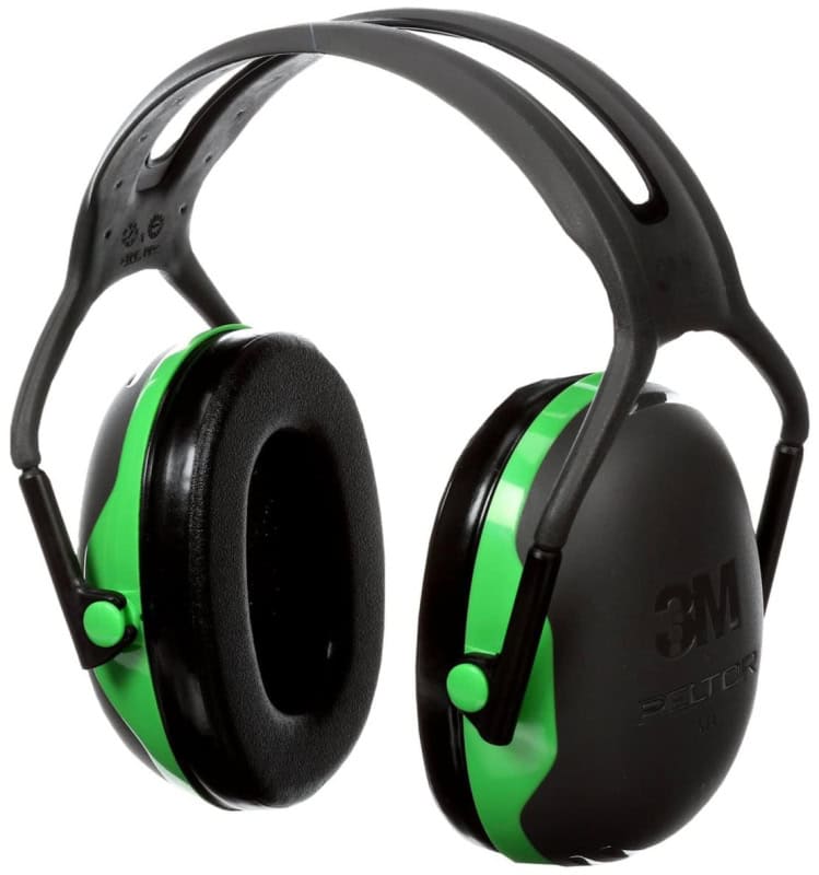 Preview: 3M™ PELTOR™ X1A, SNR = 27 dB, Schwarz/Grün, Kapselgehörschutz für laute Arbeitsumgebungen