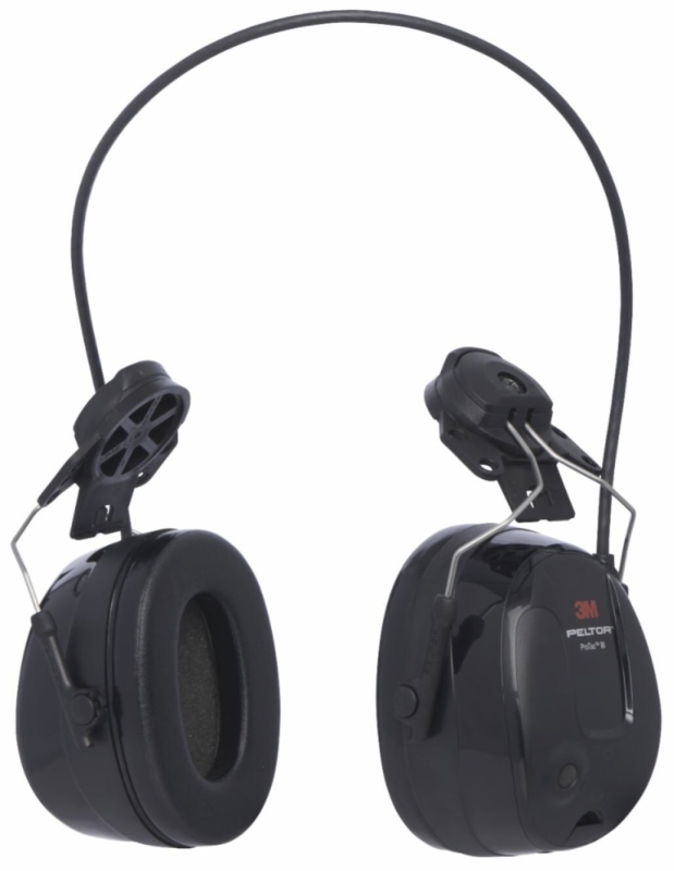 Preview: 3M™ PELTOR™ ProTac™ III, SNR = 31 dB, Schwarz, Elektronischer Kapselgehörschutz mit Helmbefestigung