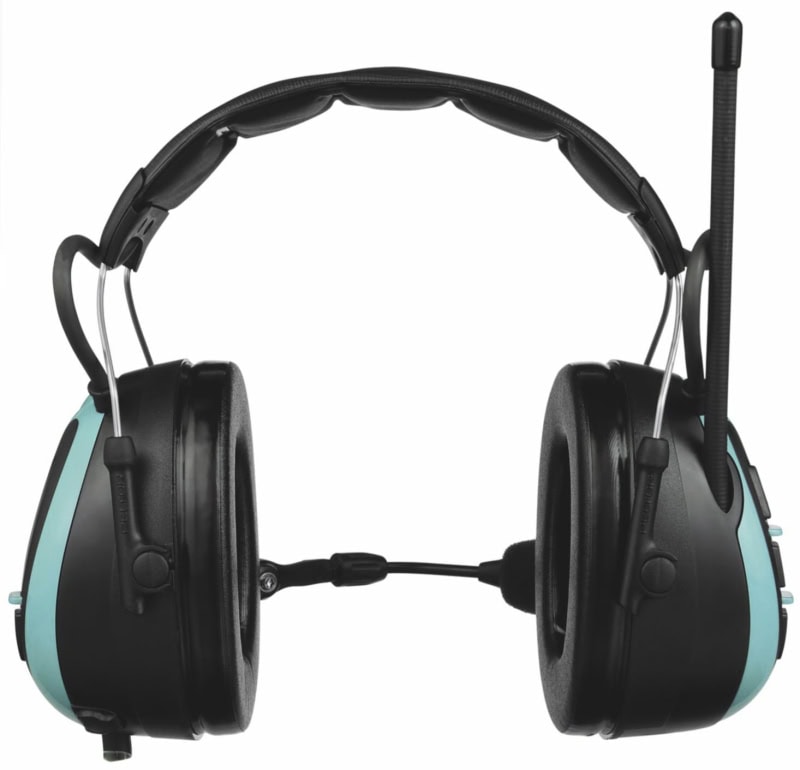 Preview: 3M™ PELTOR™ WS™ ALERT™ Gehörschutz Radio Headset XP+ MRX21A2WS7, Kopfbügel, SNR = 31 dB, Türkis / Schwarz, Elektronischer Kommunikations Kapselgehörschutz für den dauerhaften Einsatz