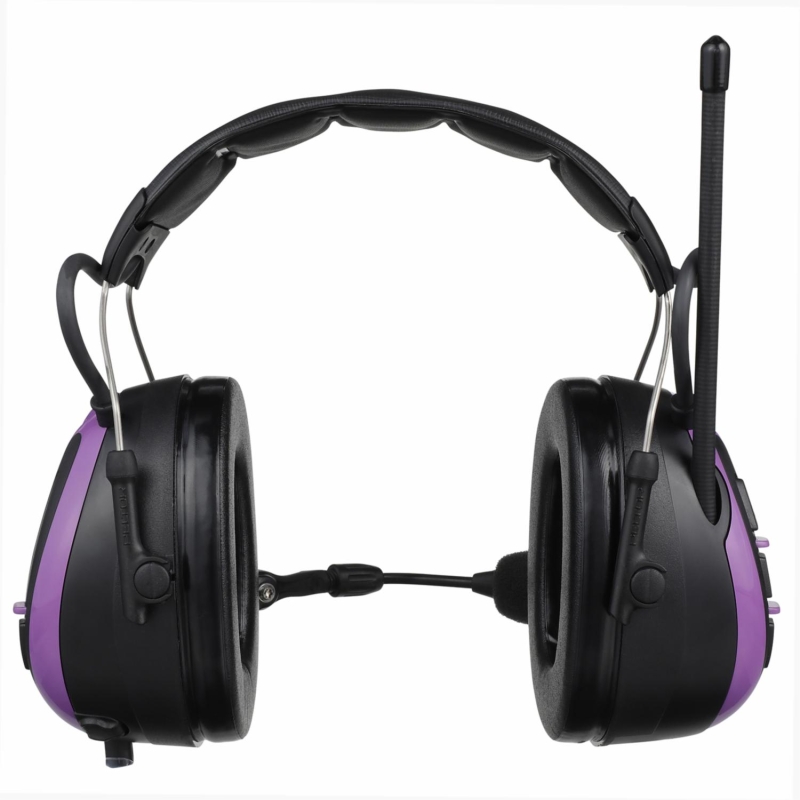 Preview: 3M™ PELTOR™ WS™ ALERT™ Gehörschutz Radio Headset XPI+ MRX21AWS7, Kopfbügel, SNR = 31 dB, Violett / Schwarz, Elektronischer Kommunikations Kapselgehörschutz für den dauerhaften Einsatz
