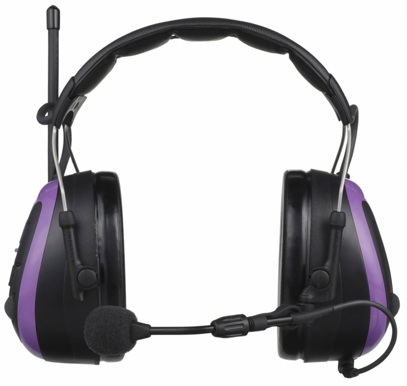 Preview: 3M™ PELTOR™ WS™ ALERT™ Gehörschutz Radio Headset XPI+ MRX21AWS7, Kopfbügel, SNR = 31 dB, Violett / Schwarz, Elektronischer Kommunikations Kapselgehörschutz für den dauerhaften Einsatz