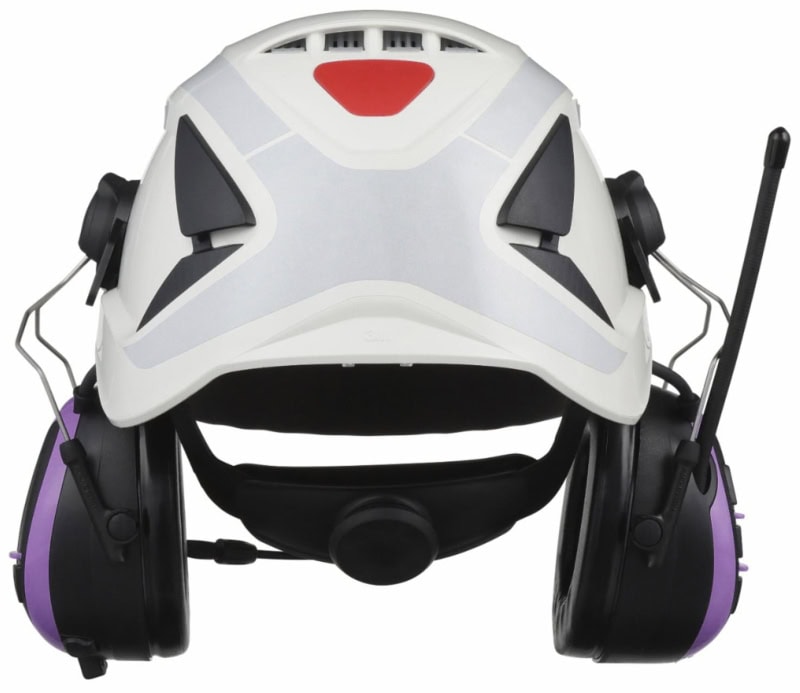 Preview: 3M™ PELTOR™ WS™ ALERT™ Gehörschutz Radio Headset XPI+ MRX21P3EWS7, Helmbefestigung, SNR = 30,4 dB, Violett / Schwarz, Elektronischer Kommunikations Kapselgehörschutz für den dauerhaften Einsatz