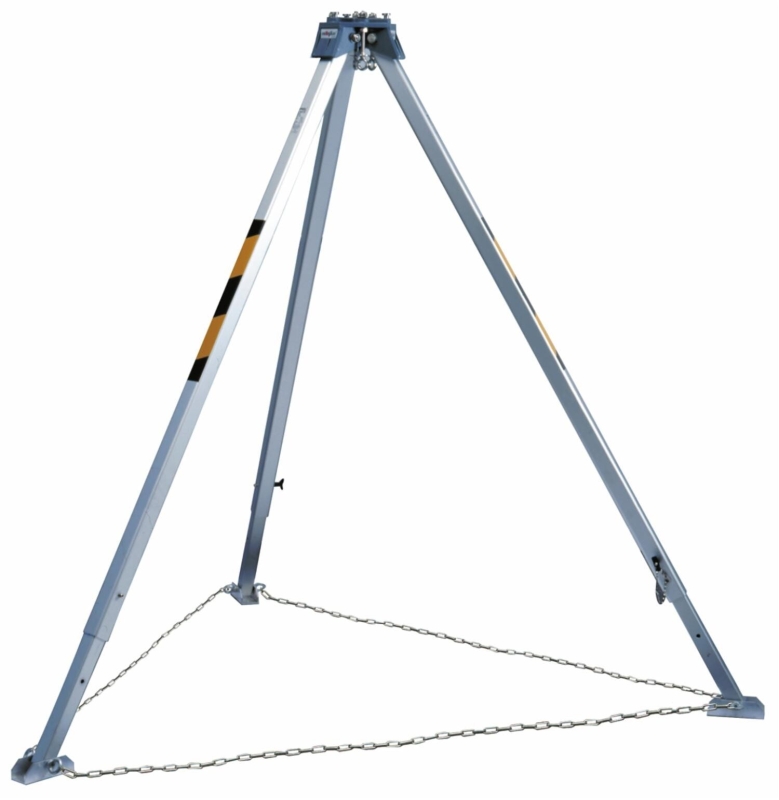 Preview: 3M™ Protecta® Aluminium Dreibein AM100, 2,35 m, 19 Kg, Silber, Teleskop Aluminiumdreibein für Schacht Einstieg