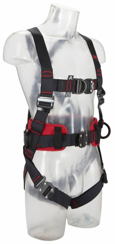 Preview: 3M™ Protecta® Komfort Auffang- und Positionierungsgurt E200 1161634, Größe M/L, Schnellverschluss, 2,24 Kg, Schwarz, Komfort Auffang- und Positionierungsgurt im Westenstil