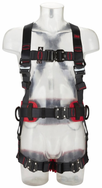 Preview: 3M™ Protecta® Komfort Auffang- und Positionierungsgurt E200 1161646, Größe M/L, Schnellverschluss, Verbindungsringe an geraden Beinschlaufen, 2,46 Kg, Schwarz, Komfort Auffang- und Positionierungsgurt im Westenstil