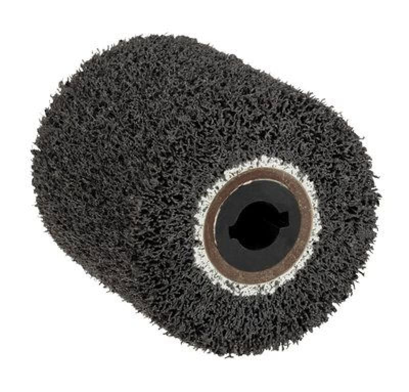 Preview: 3M™ Scotch-Brite™ CS-MB Minibürste 00577, Ø 100 mm x 100 mm, ø 19 mm, P150, A, Coarse, Schwarz, Für Reinigungs- und Finisharbeiten