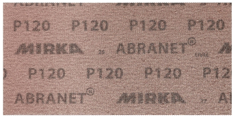 Preview: Mirka® Abranet 5411205015, 115 mm x 230 mm, P150, Gitternetz, Kletthaftend, PA Gitternetz Schleifstreifen mit Aluminiumkorn