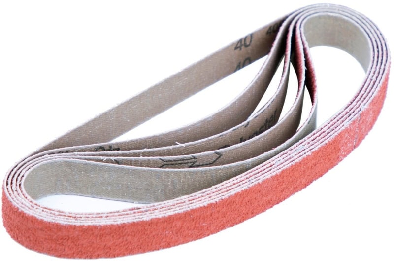 Preview: Mirka® Feilenbänder CER 5G401T0180, 13 mm x 457 mm, C, P80, Y-Polyester, Universal Schleifband mit Präzisions-Keramikkorn, Für Oberflächenbearbeitung