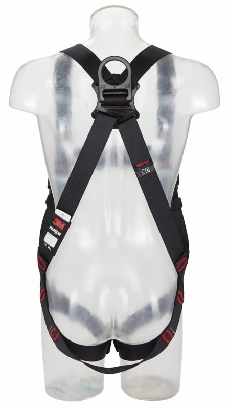 Preview: 3M™ Protecta® Auffanggurt E200 1161616, Größe M/L, Schnellverschluss, 1,42 Kg, Schwarz, Standard Auffanggurt im Westenstil