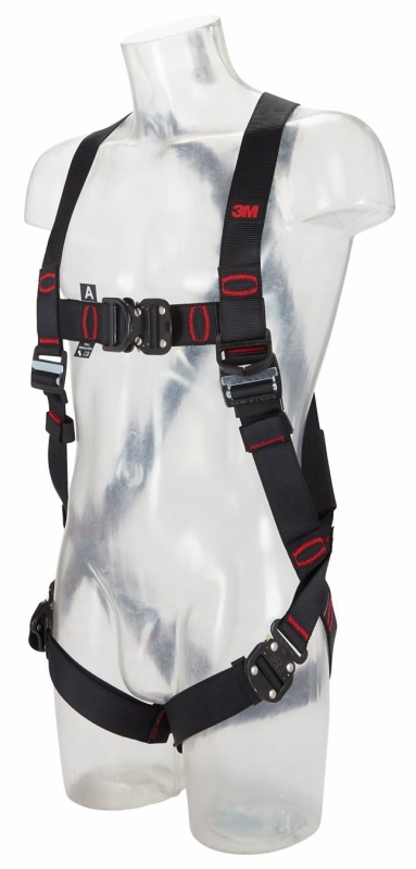 Preview: 3M™ Protecta® Auffanggurt E200 1161617, Größe XL, Schnellverschluss, 1,42 Kg, Schwarz, Standard Auffanggurt im Westenstil