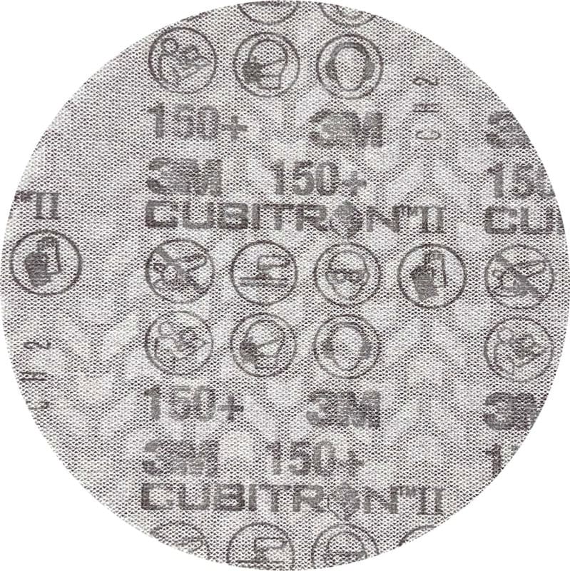 Preview: 3M™ Xtract™ Cubitron™ II 710W 39080, Ø 150 mm, P150+, 12.000 U/Min., Gitternetz, Kletthaftend, Premium Schleifscheibe mit Präzisions-Keramikkorn