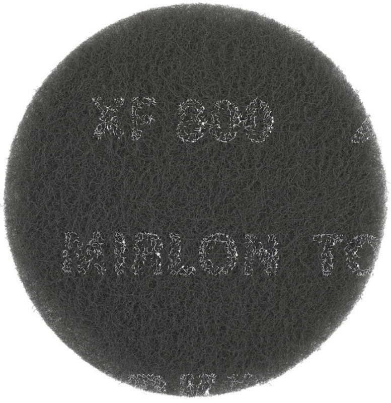 Preview: Mirka® Mirlon Total 8124102081, Ø 150 mm, P800, S, Extra fein, Schwarz (XF), Vliesscheiben mit Siliziumkarbidkorn, Für Reinigungs- und Vorbereitungsarbeiten an Werkstücken