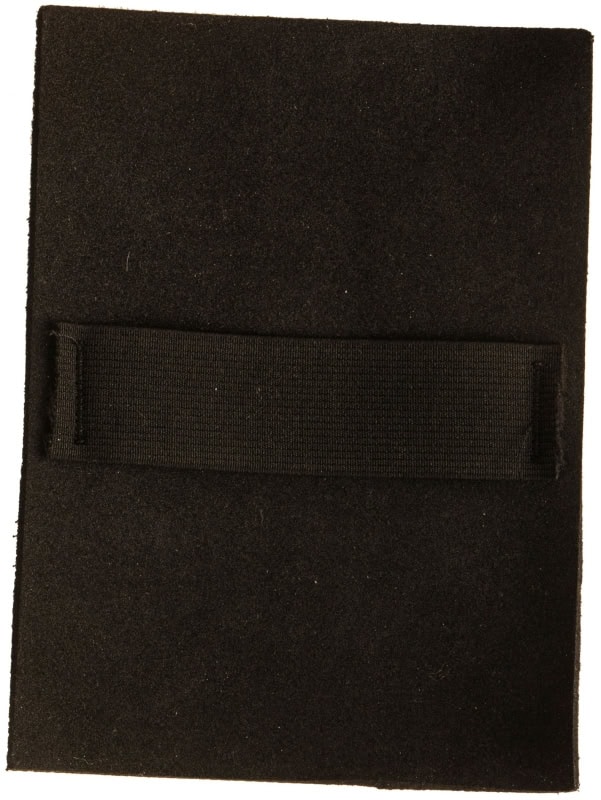 Preview: Mirka® Handpad 8390340111, 115 x 140 mm,  Schwarz, Ungelocht, Kletthaftend, Handpads mit verstellbare Lasche, Für Reinigungs- und Vorbereitungsarbeiten an Werkstücken