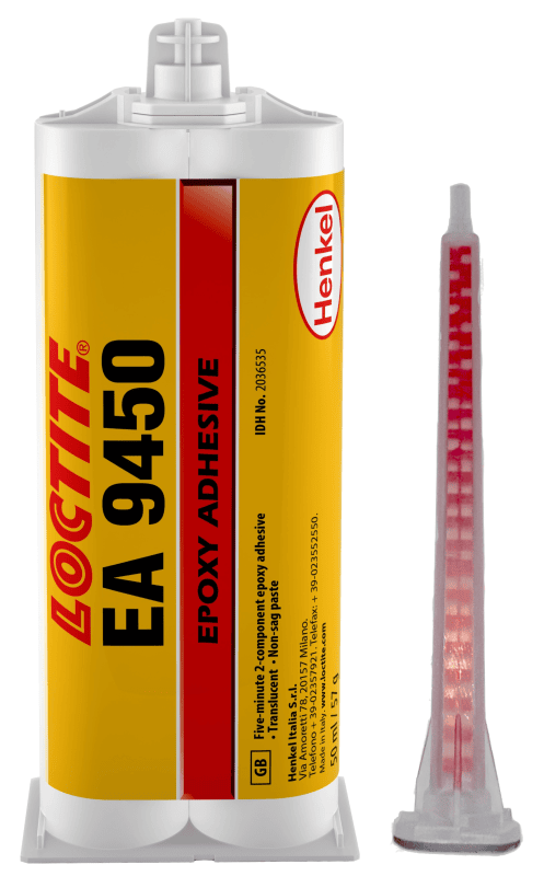Preview: Henkel™ Loctite® Epoxid Strukturklebstoff EA 9450, 50 ml, weiß, 1:1, Fest, 2K, 2036533, Für universelle Anwendungen