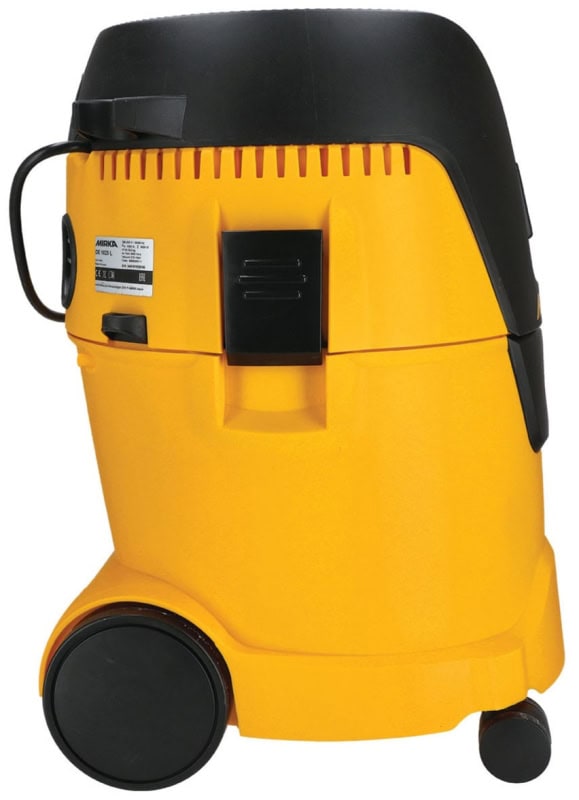 Preview: Mirka® 1025 L P&C Industrie Staubsauger 8999000111, 25 Liter, Nass & Trocken, 1,35 PS / 1000 Watt, 3.600 L/.Min., Staubklasse L, Anti Statisch (ESD), Manuelle Filterreinigung, Auto Start, Für staubfreies Schleifen & Arbeiten am Arbeitsplatz