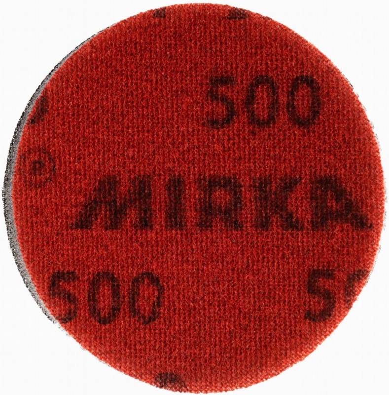 Preview: Mirka® Abralon 8A20302092, Ø 77 mm, P1000, S, Ungelocht, Kletthaftend, Schleifscheibe mit Siliziumkarbidkorn, Für Finish- und Polierarbeiten an Werkstücken