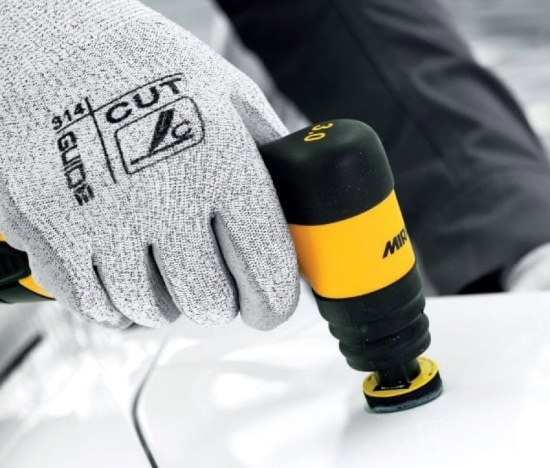 Preview: Mirka® KIT2054ARMDE, Akku Polierer Kombi Set XL, AROP-B 312NV + AROS-B 150NV, Ø 77 mm / Ø 32 mm, 12 mm / 5 mm Schleifhub, M14 / Quick Lock Gewinde, Ohne Absaugung, Akku: 10.8V 2.5Ah, 0,4 PS / 300 Watt