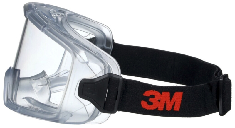 Preview: 3M™ GoggleGear™ Schutzbrille GG3101-SGAF, Klar, Schlagfeste Polycarbonat Scheibe, Belüftet, Anti Kratz & Beschlags Beschichtung, UV Schutz, Zum Schutz gegen Flüssigkeitsspritzer & Partikel