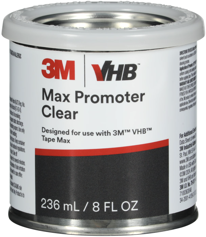 Preview: 3M™ VHB™ MAX Haftvermittler VHBMAX236, 236,5 ml, Transparent, Für VHB™ MAX Klebebänder zur Verbesserung der Klebeleistung